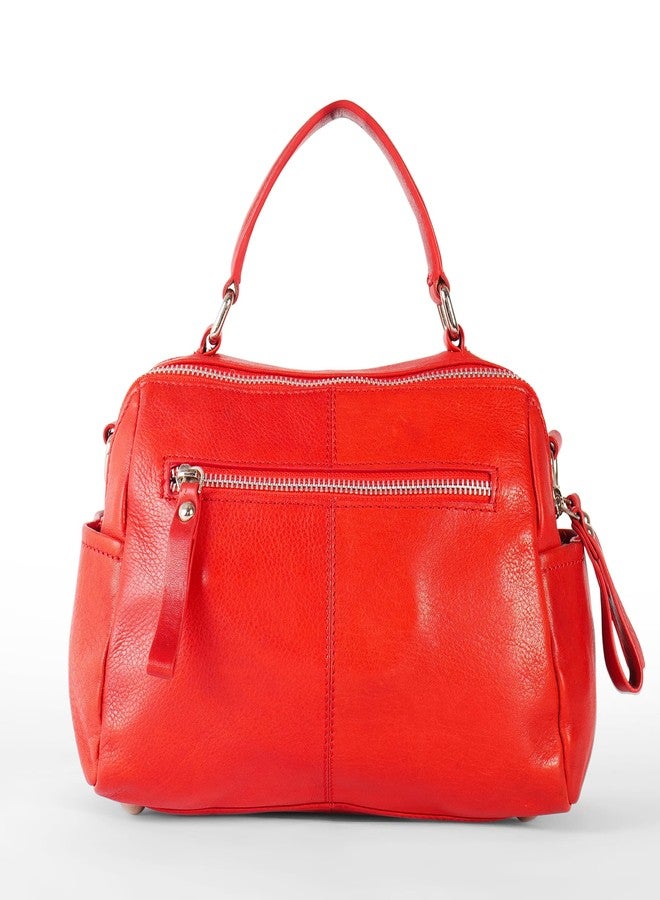 PERF Genuine Leather Handbag for Women | Shopper Tote Bag with Sling Strap | Stylish Office Shoulder Bag & Everyday Casual Purse - Image 2